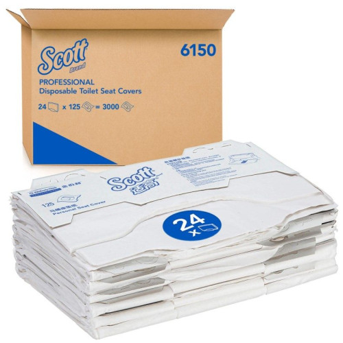 Персональные покрытия на сиденье унитаза Scott Professional Kimberly-clark (арт. 6150)