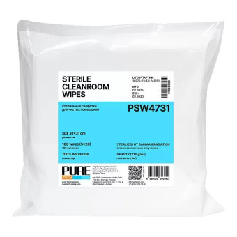 Стерильные салфетки Puretech® PSW4731 для чистых помещений
