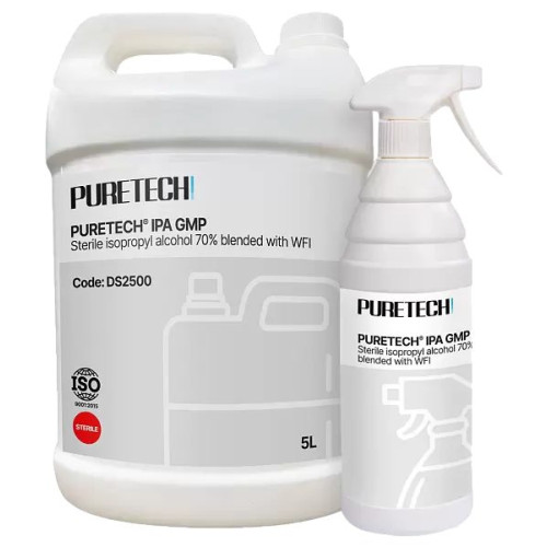Стерильный изопропиловый спирт 70% Puretech® IPA GMP