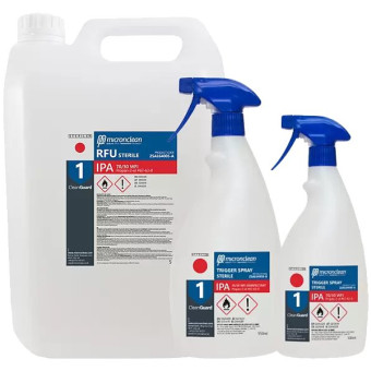 Стерильный изопропиловый спирт Cleanguard 70% IPA WFI